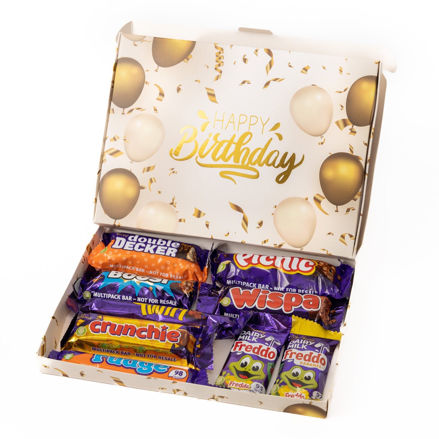Cadbury Chocolate Freddo Twirl Sweet Gift Box Hamper Happy Birthday Present Keechi & co.