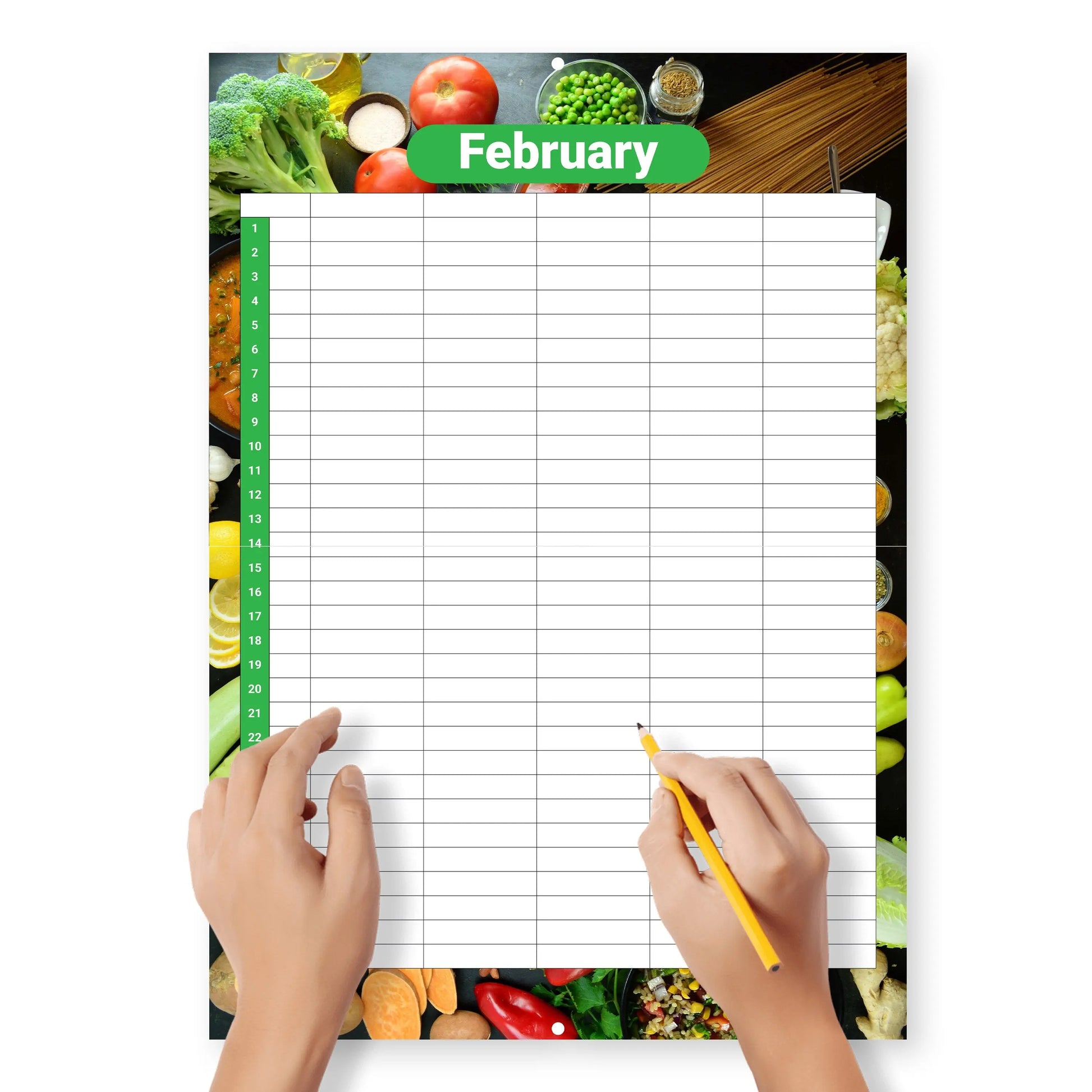 meal Planner Calendar food journal Diet Diary Slimming Weight Loss Tracker Dieting Keechi & co.