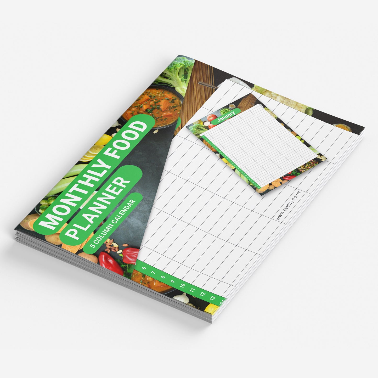 meal Planner Calendar food journal Diet Diary Slimming Weight Loss Tracker Dieting