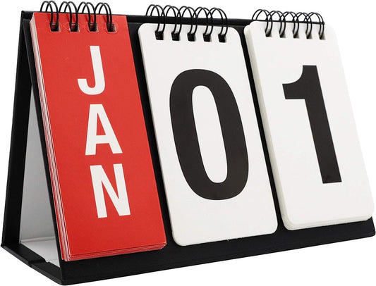 Undated Day To View Stand Up Desk Daily Office Top Calendar Planner