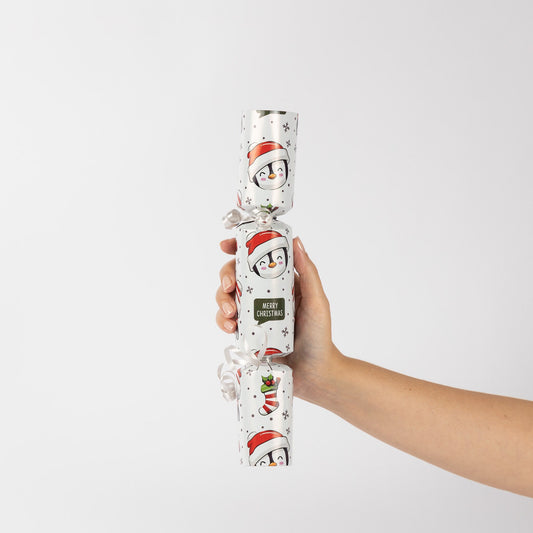 12 x Make Your Own Penguin Christmas Crackers Keechi & co.
