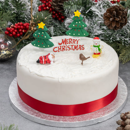 Merry Christmas Cake Topper Set – 6 Piece – image 4