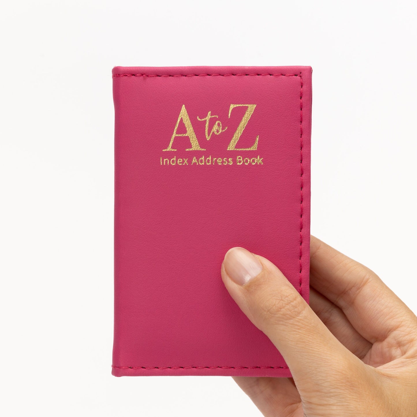 Index Address Book Leather Look Cover Executive Padded Small Sizes Notebook A-Z Keechi & co.