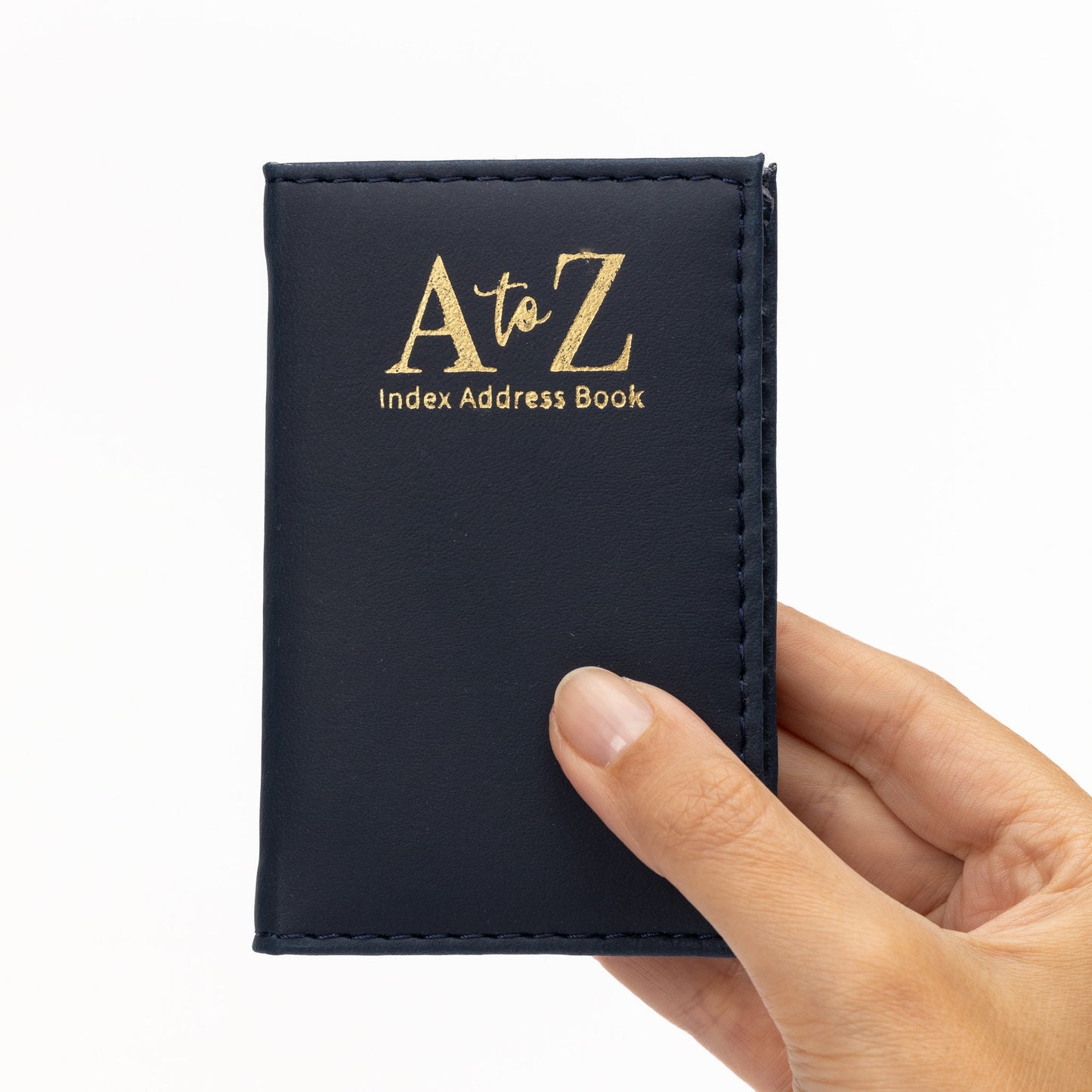 Index Address Book Leather Look Cover Executive Padded Small Sizes Notebook A-Z Keechi & co.