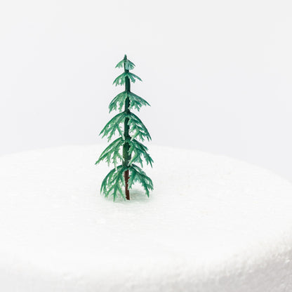 Plastic Christmas Tree Cake Toppers – 70mm – Pack of 10 – image 5