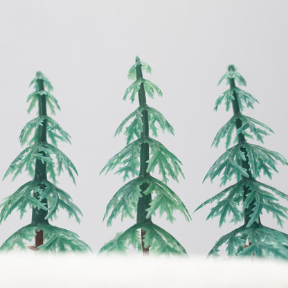 Plastic Christmas Tree Cake Toppers – 70mm – Pack of 10 – image 7