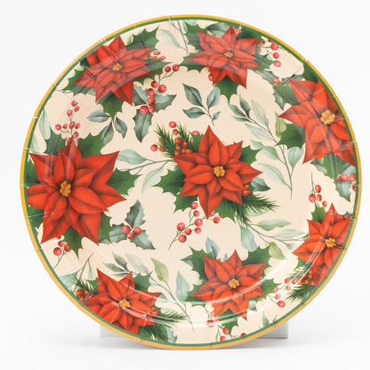Poinsettia Christmas Partyware Set – Plates, Cups & Napkins – image 8