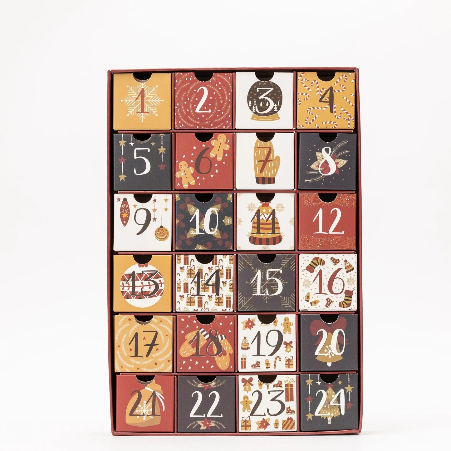 Christmas Fill Create Make your Own Advent Calendar 24 Days 1-24 Draws Christmas Countdown Keechi & co.