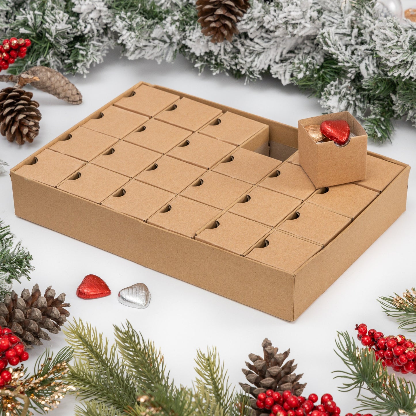 Fill Create & Decorate Advent Calendar 24 Days 1-24 Draws Christmas Countdown