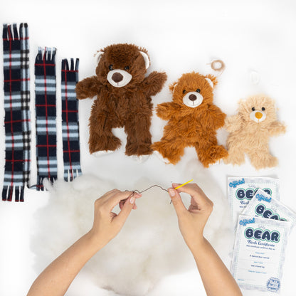 Make Your Own Christmas Teddy Bear Kit – Set of 3 – image 4