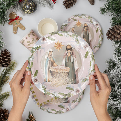 Nativity Christmas Partyware Set – Plates, Cups & Napkins – image 2