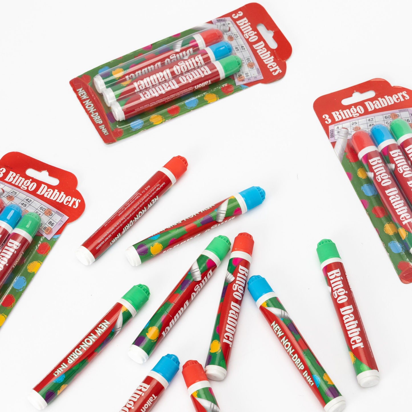 evelay Bingo Dabbers Colorful Markers for Exciting Bingo Games Pack of 3 Keechi & co.