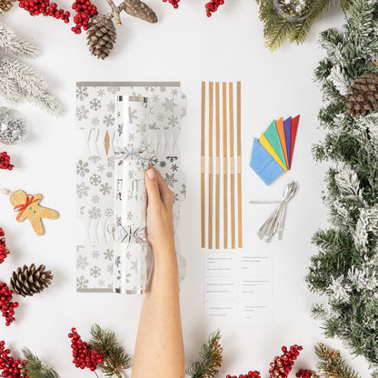 Make Your Own Christmas Cracker Kit – Let It Snow Silver