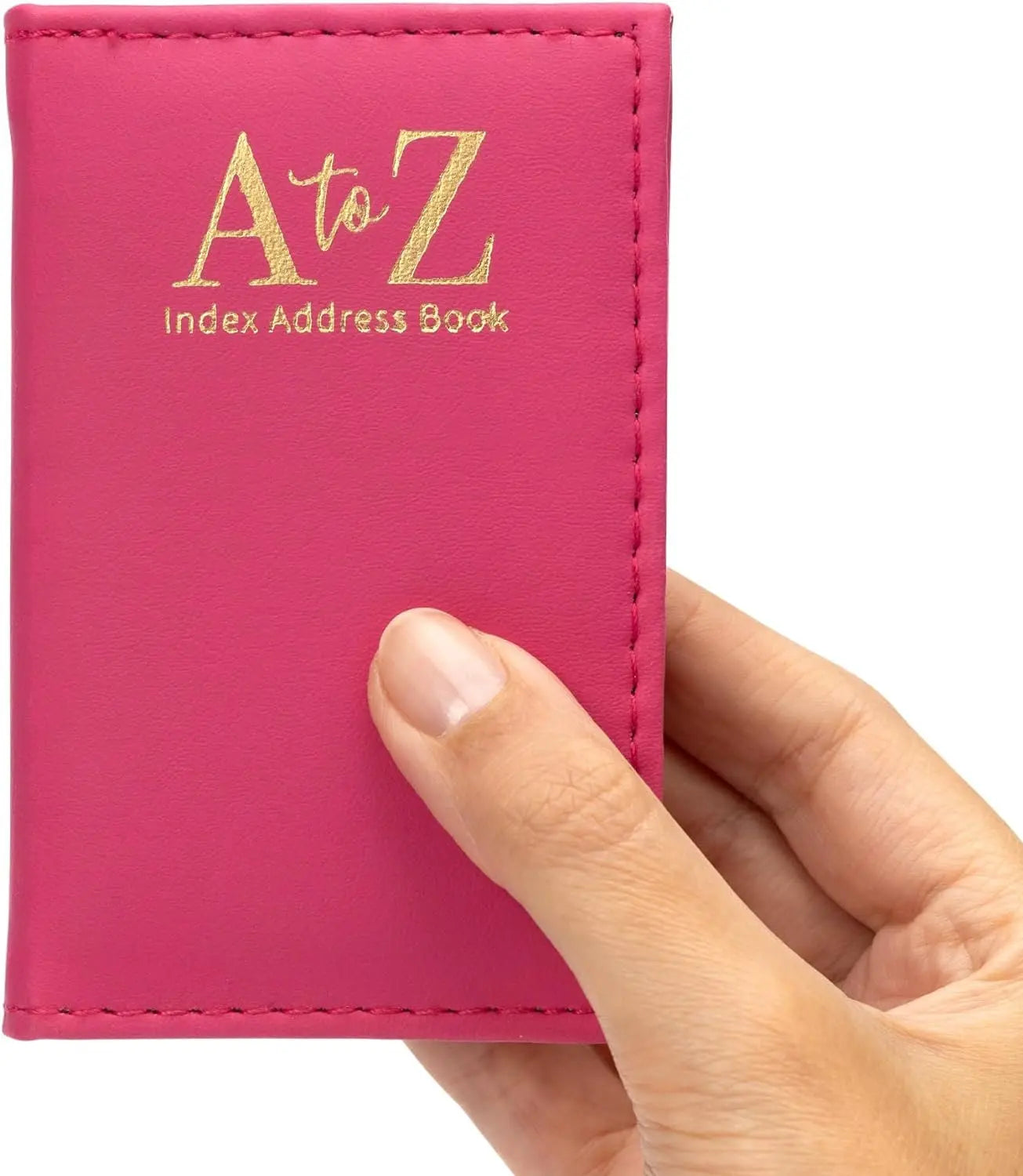 Index Address Book Leather Look Cover Executive Padded Notebook A-Z Pocket Keechi & co.