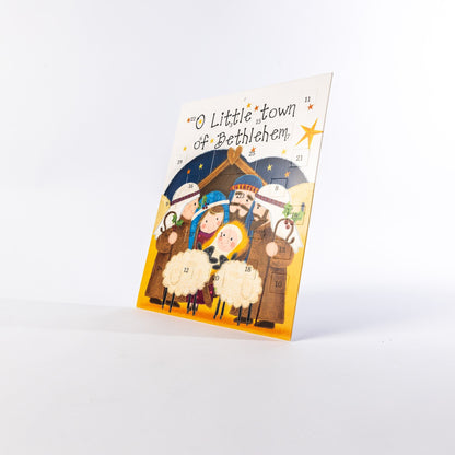 Traditional Nativity Advent Calendar Card with Envelope – image 2
