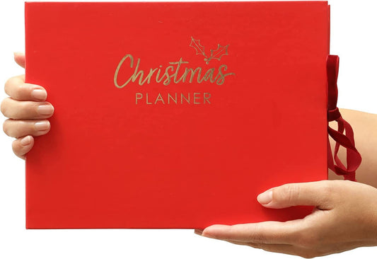 Christmas planner diary hard back gift organiser notes to do wish gift list don't forget its Christmas reminder 2024 2023 Keechi & co.