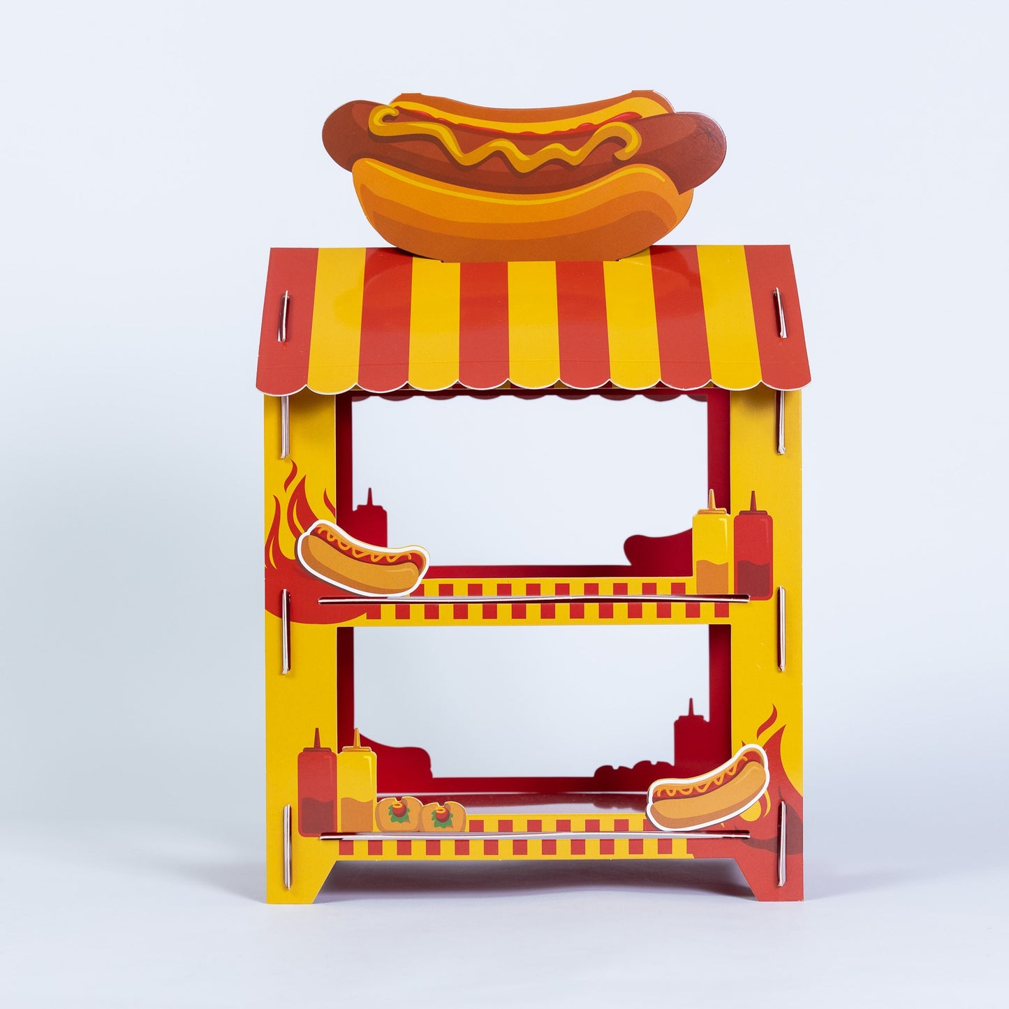 Hot Dog Cart Shop Display Stand Cake Dessert Birthday Party Treats Partyware Keechi & co.