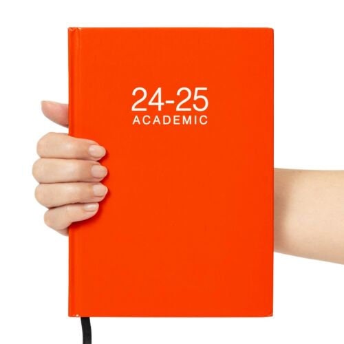 2024 2025 Academic A5 Week to view Diary School Planner Student Teacher Year w2v