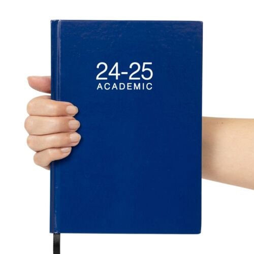 2024 2025 Academic A5 Week to view Diary School Planner Student Teacher Year w2v