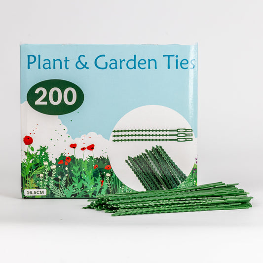 200 Reusable Garden Plastic Plant Cable Ties Adjustable Climbing Support Tie