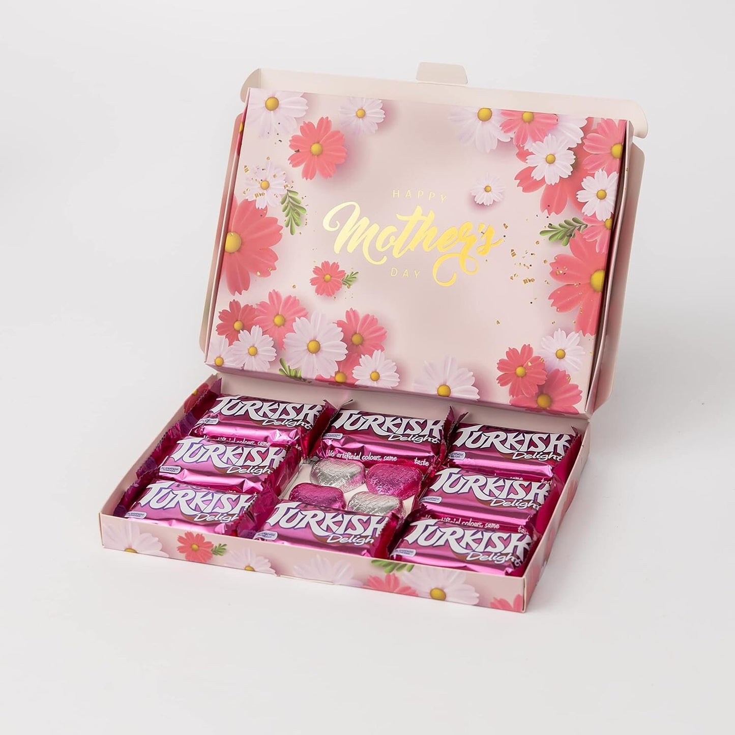 Frys Turkish Delight Chocolate Hearts Cadbury Gift Box Hamper Mother's Day Mum