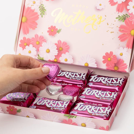 Frys Turkish Delight Chocolate Hearts Cadbury Gift Box Hamper Mother's Day Mum