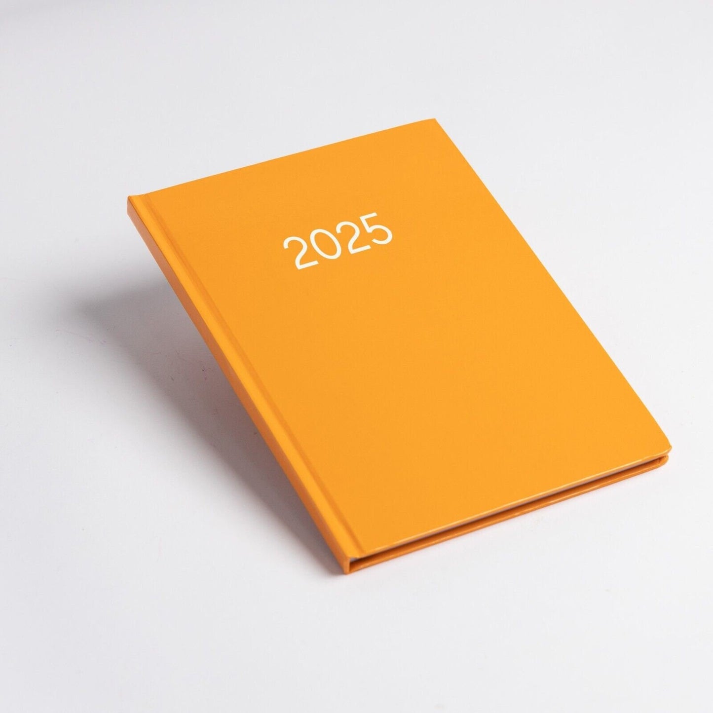 2025 Diary A5 Week to view Diary Office Full Year Planner Hardback Orange