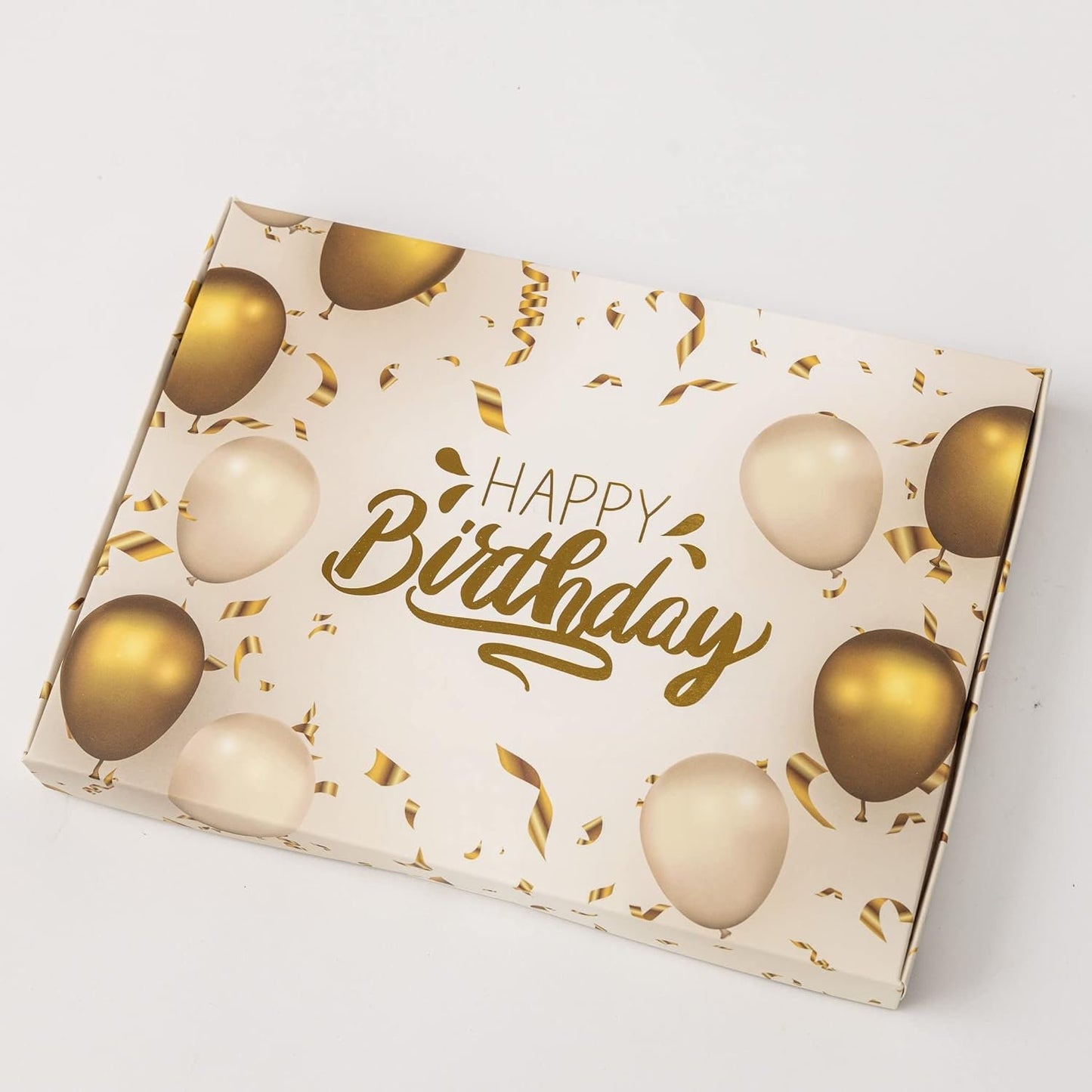 Happy Birthday Lindt Lindor Milk Chocolate Bars & Hearts Gift Box Treat Hamper