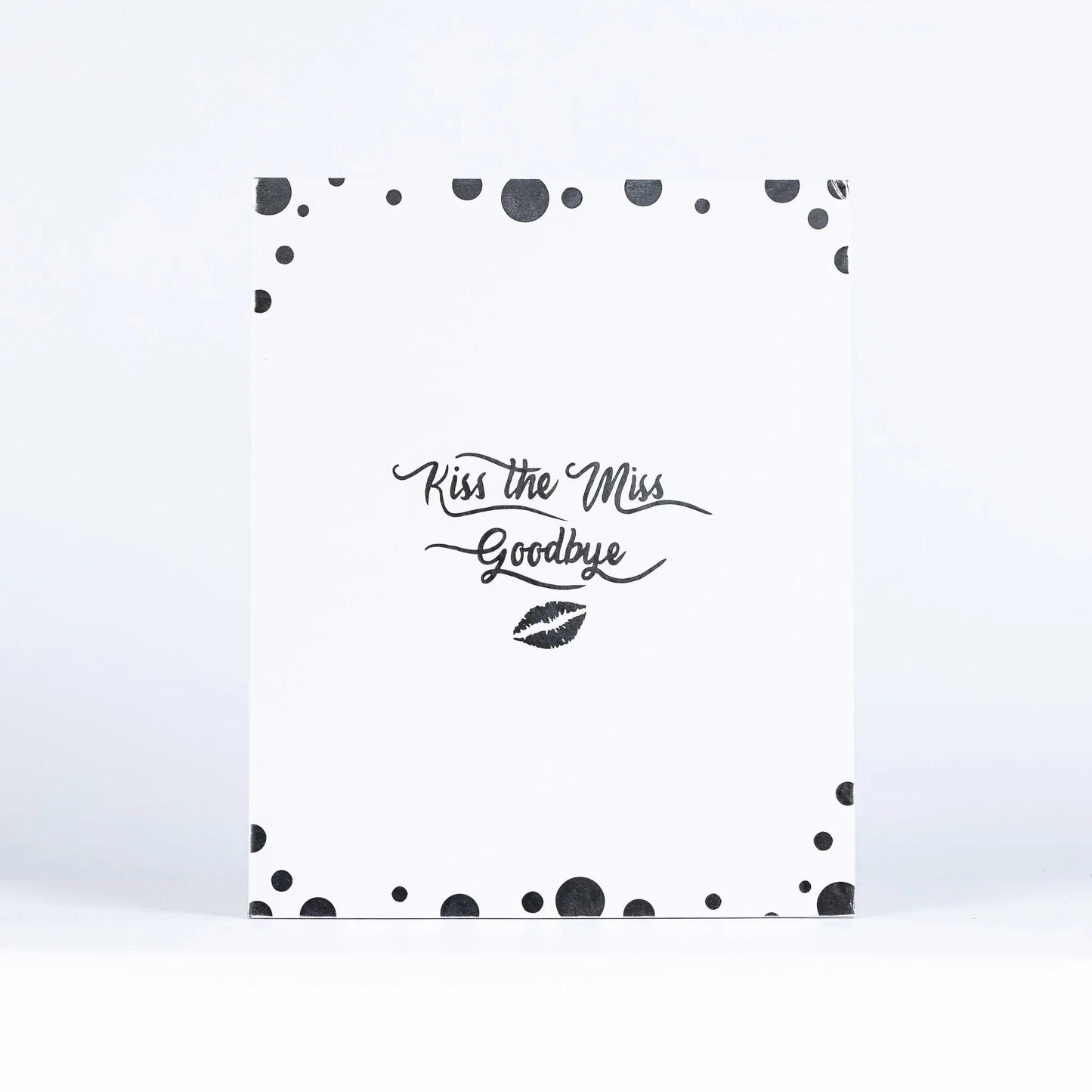 Hen Party Game Accessories Kiss The Miss Goodbye Silver Foil Do Gift With Pen Keechi & co.