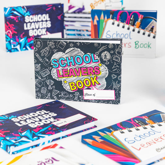 30 Pack Leavers Book School College Autograph Hard Backed Padded Cover Keepsake