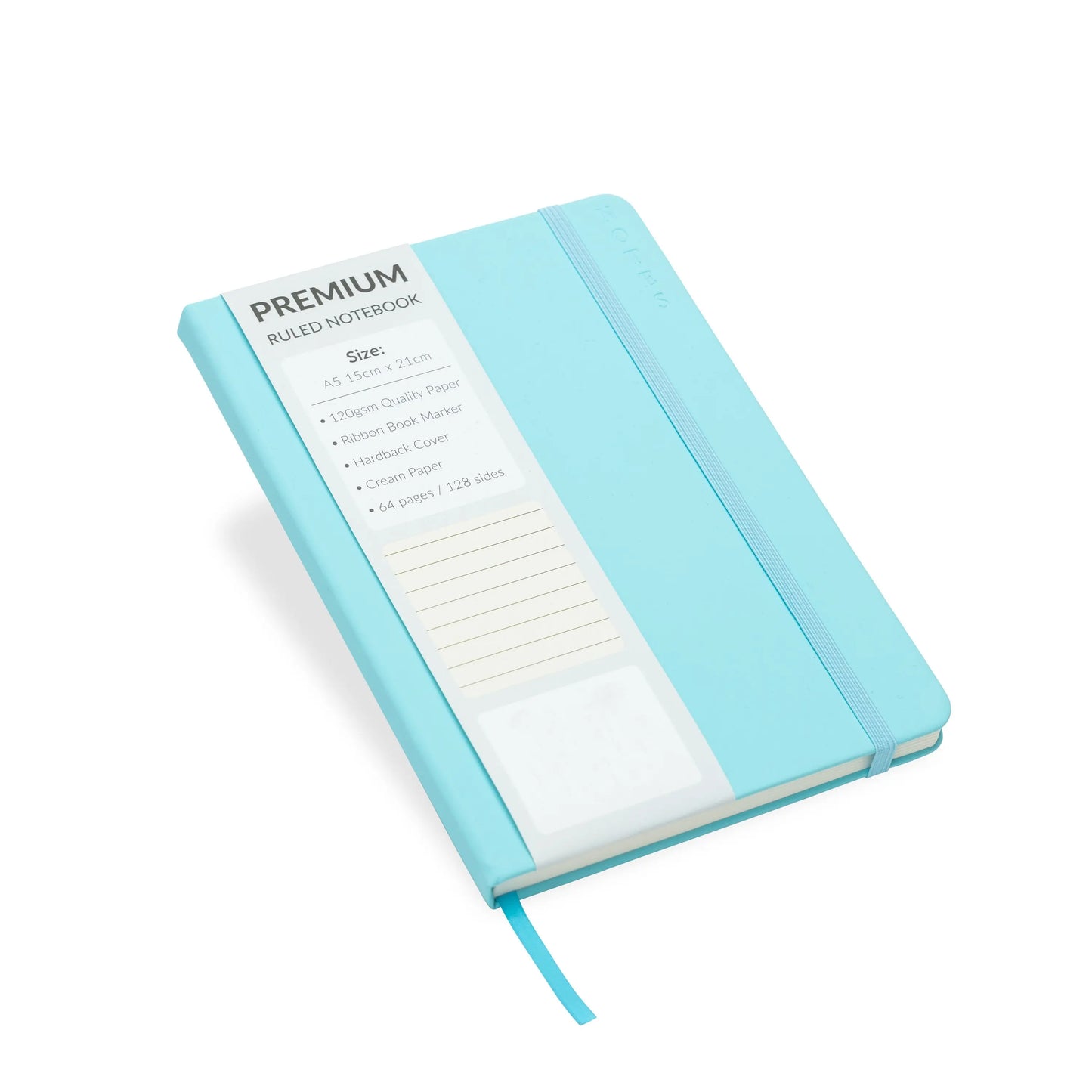 A5 Hardback Lined Notebook Ruled Notepad mixed colours red green black navy orange blue Notes Diary Journal Premium Book Keechi & co.