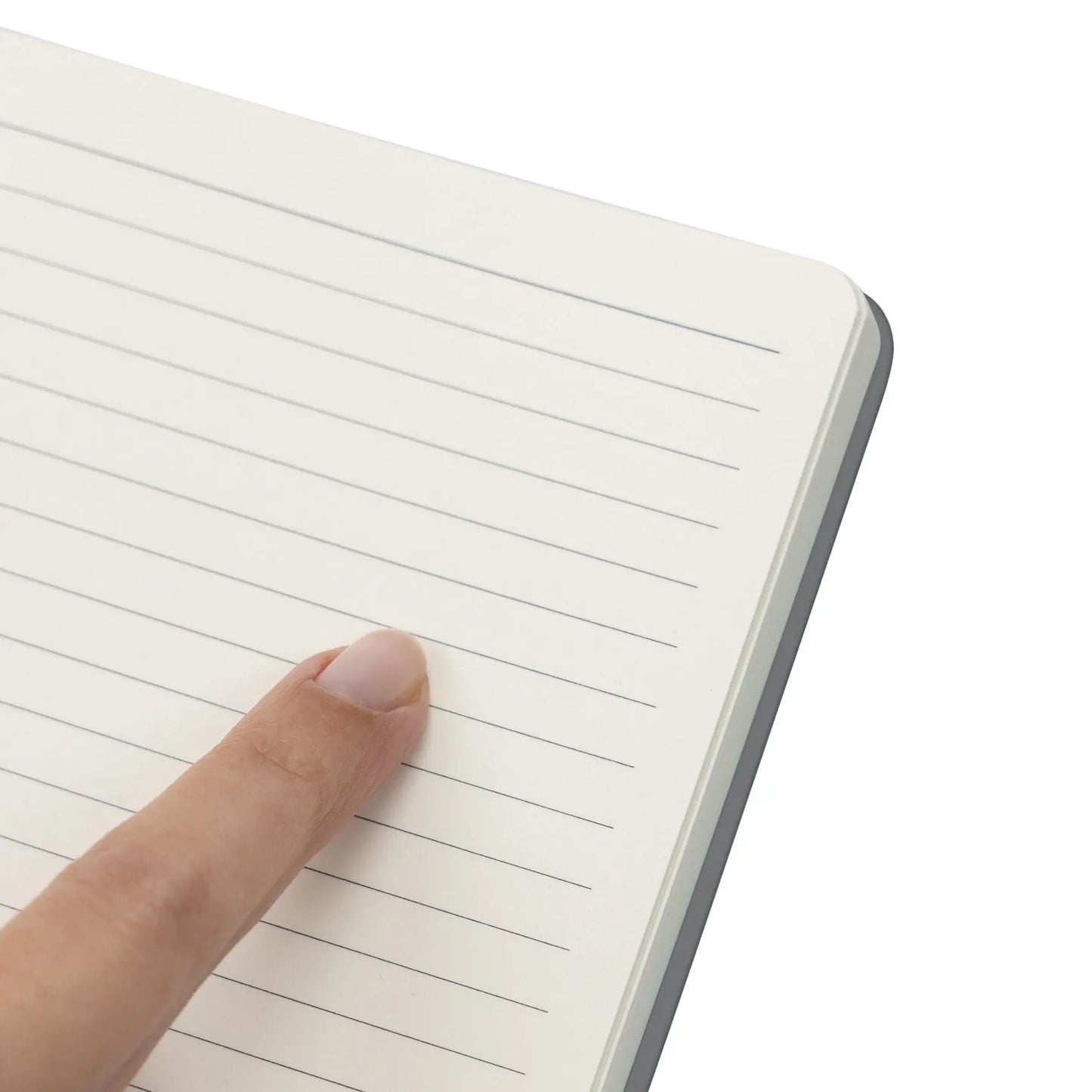 A5 Hardback Lined Notebook Ruled Notepad Notes Diary Journal Premium Book grey Keechi & co.