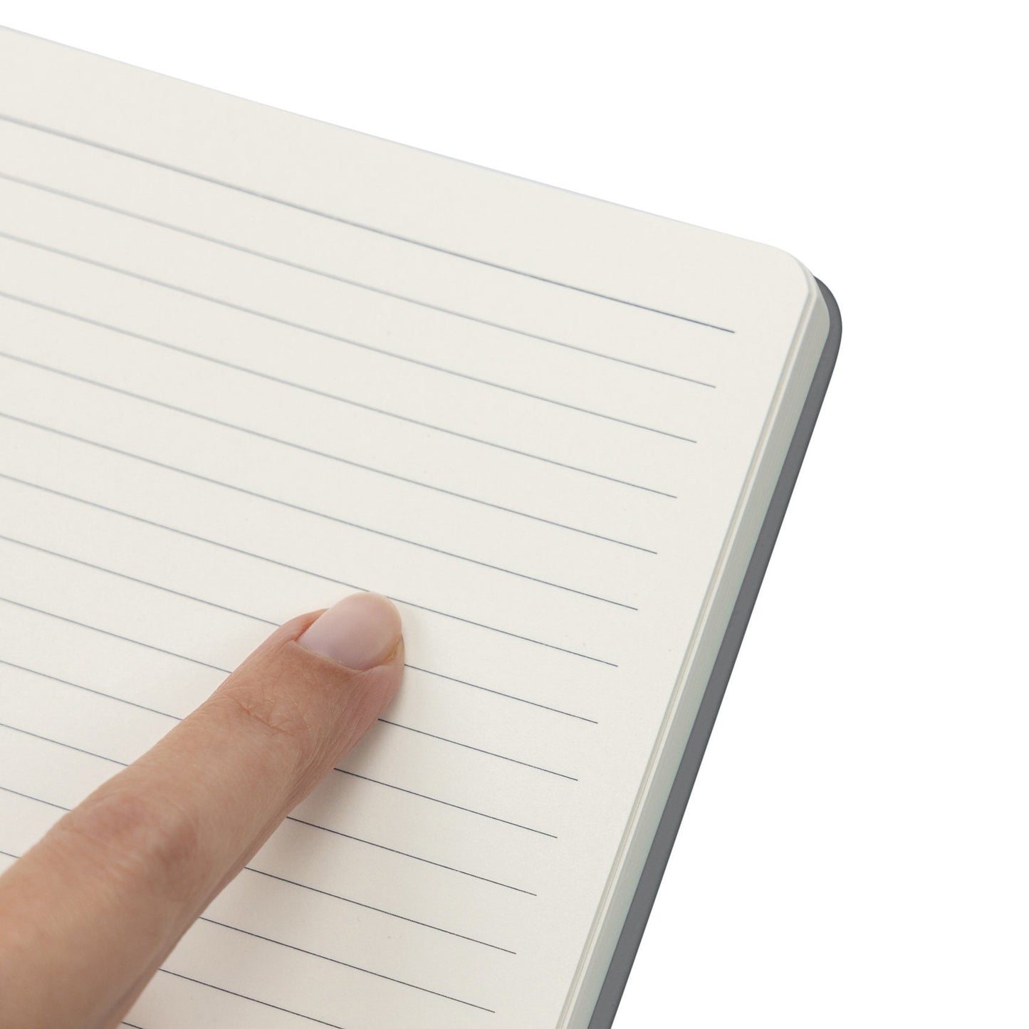 A5 Hardback Lined Notebook Ruled Notepad Notes Diary Journal Premium Book grey