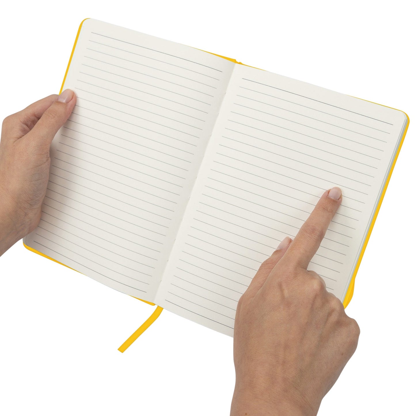 A5 Hardback Lined Notebook Ruled Notepad Notes Diary Journal Premium Book yellow Keechi & co.