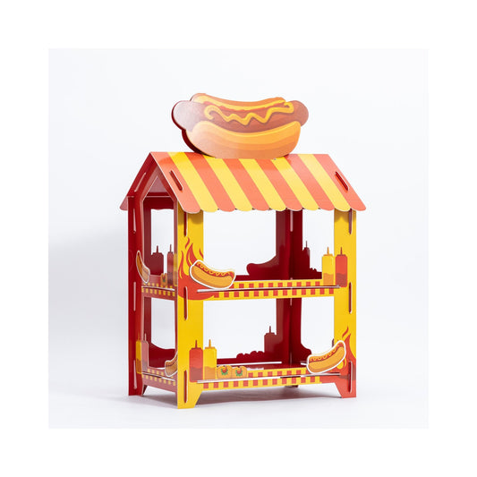 Hot Dog Cart Shop Display Stand Cake Dessert Birthday Party Treats Partyware movie nights