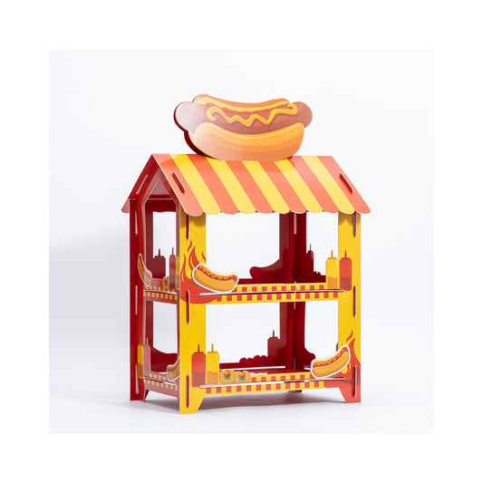 Hot Dog Cart Shop Display Stand Cake Dessert Birthday Party Treats Partyware movie nights