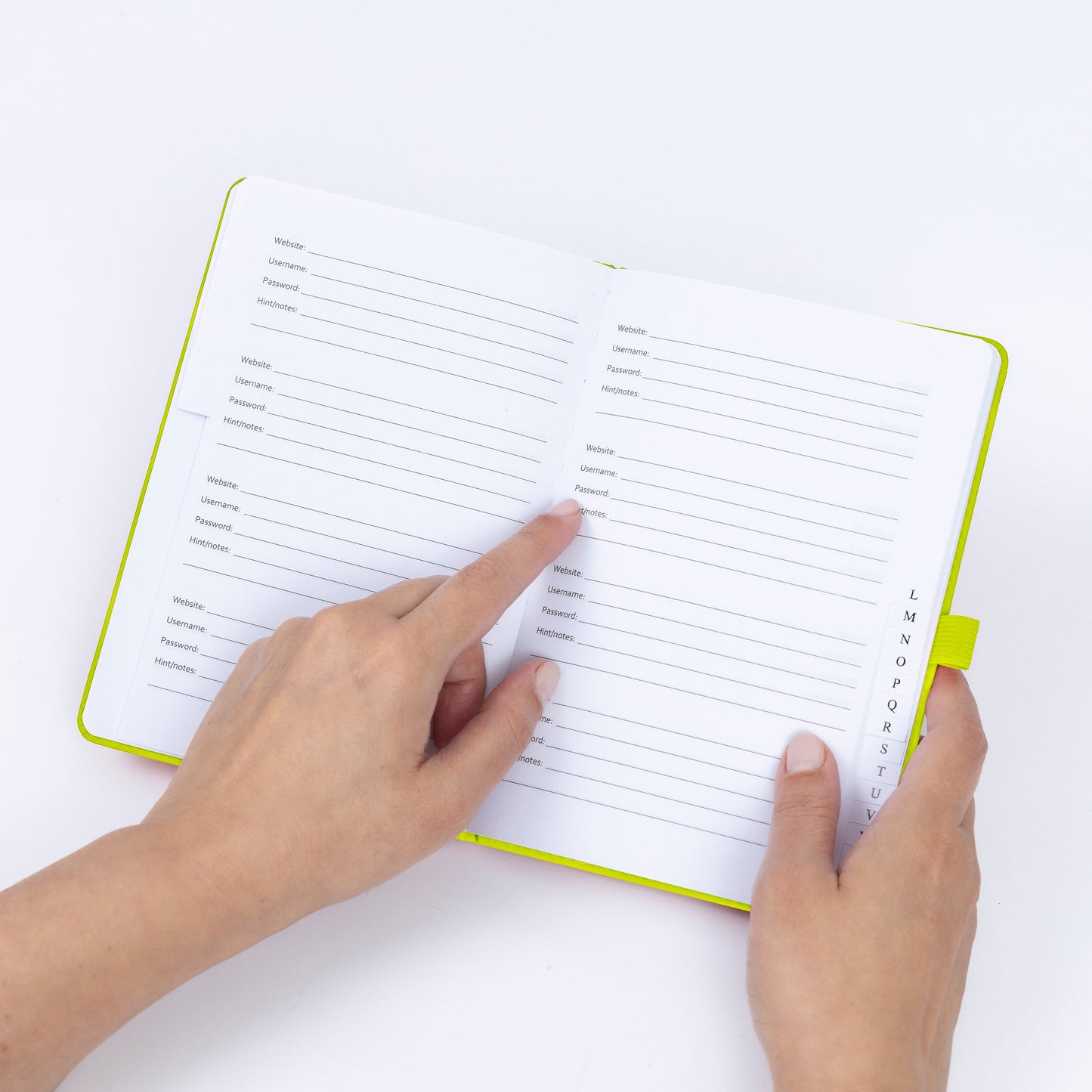 A-Z Password Book with Pen: Hardback Username & Website Organizer