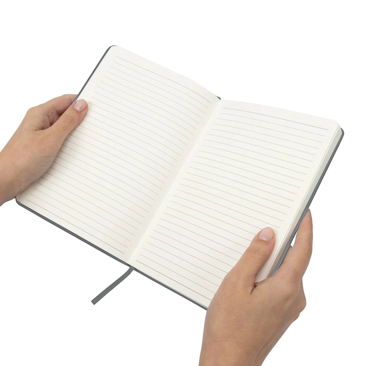 A5 Hardback Lined Notebook Ruled Notepad Notes Diary Journal Premium Book grey Keechi & co.