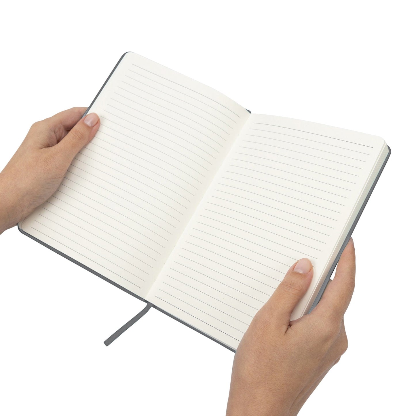A5 Hardback Lined Notebook Ruled Notepad Notes Diary Journal Premium Book grey