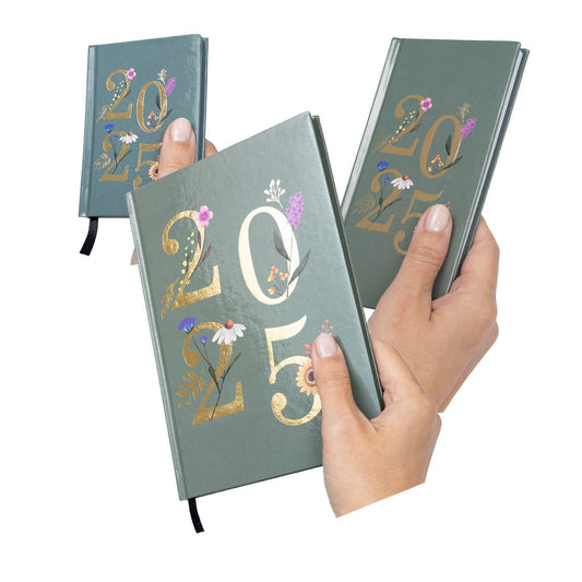 2025 Diary A5 Slim Pocket Size Week to View 2025 Diaries Full Year Planner
