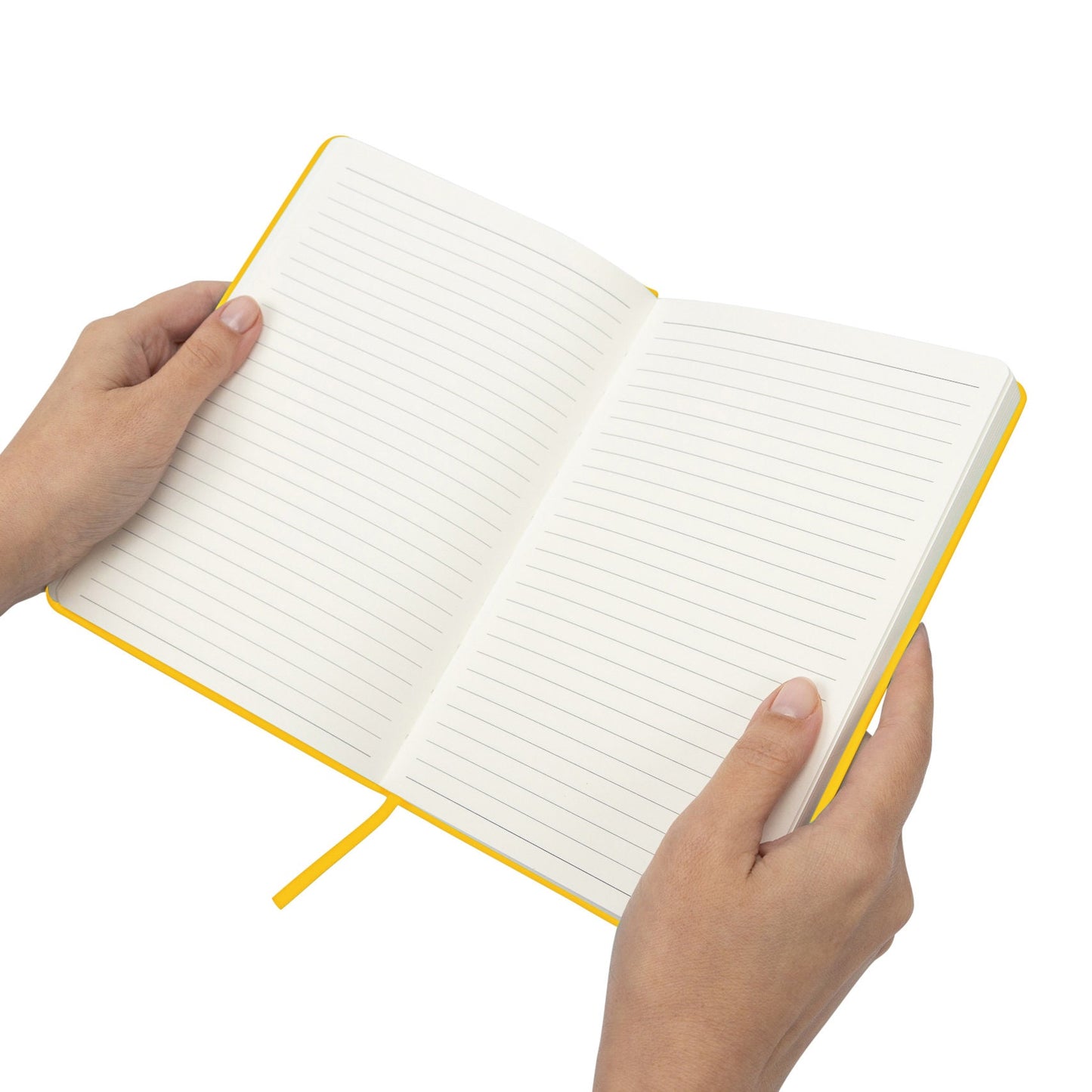 A5 Hardback Lined Notebook Ruled Notepad Notes Diary Journal Premium Book yellow Keechi & co.