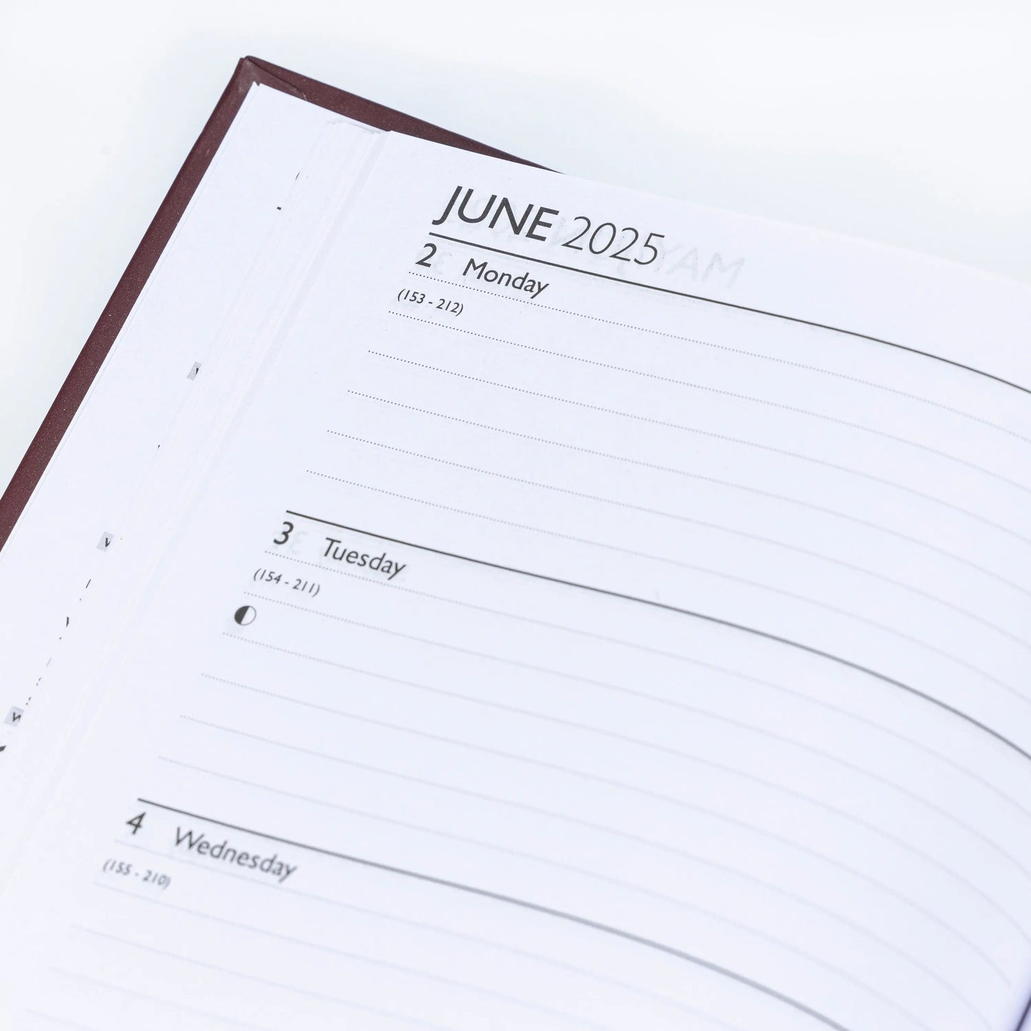 2025 A5 Week To View Diary Full Year Planner Organiser Hardback Cover Keechi & co.