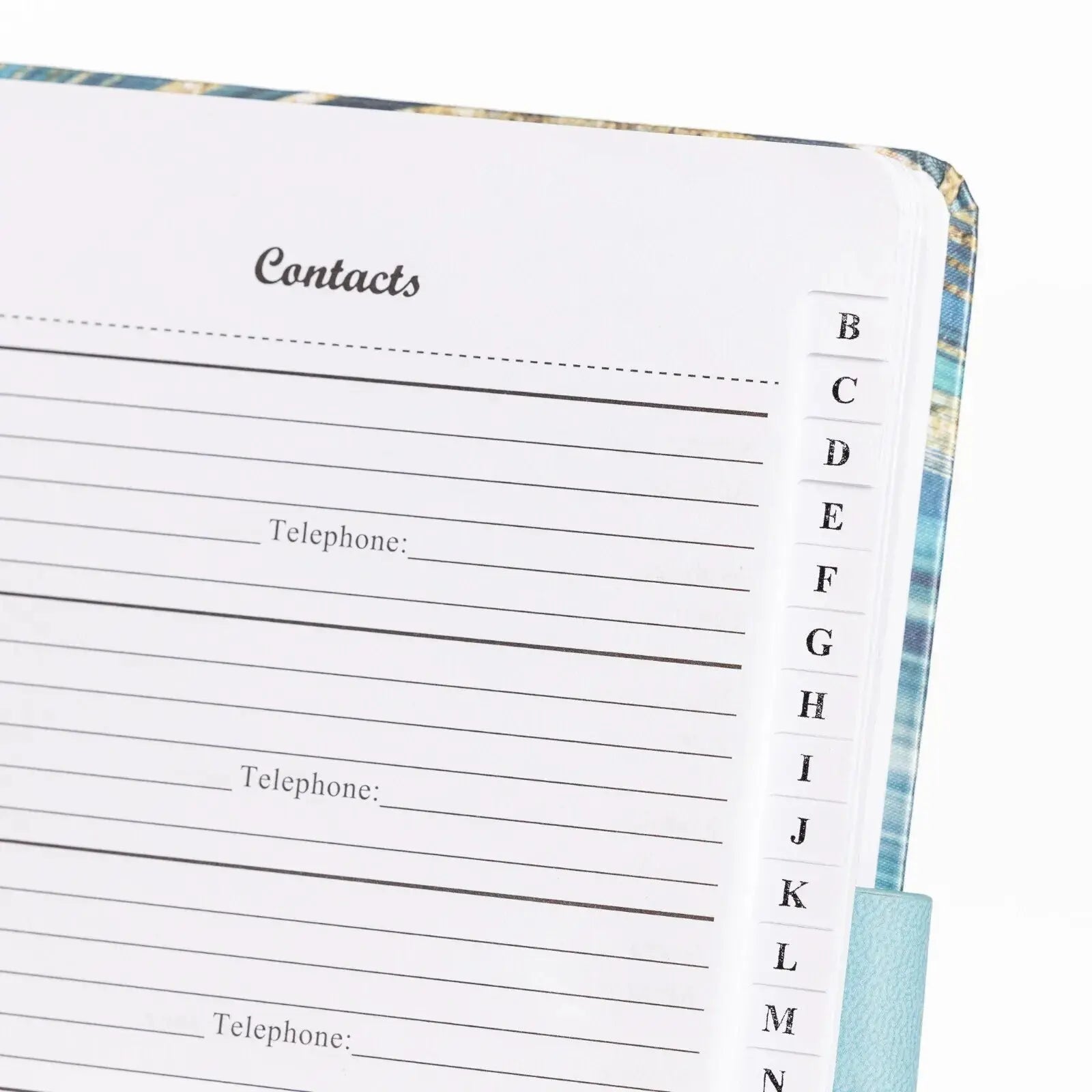 Address & Birthday Telephone Email Book A-Z Index Tabs Hard Back Contact Keechi & co.