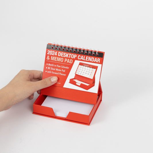 2025 Desk Calendar: Week to View, Stand Up Planner