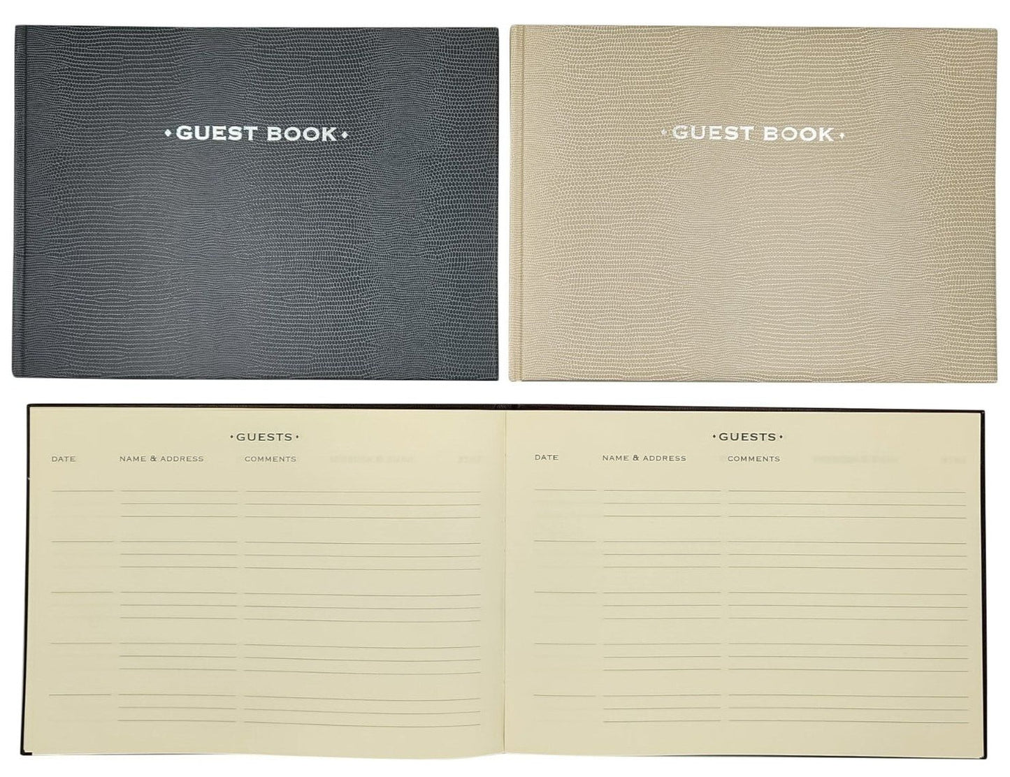 Visitor Guest Book Business Hotels Wedding Guest House Events Log Book Hardback Keechi & co.