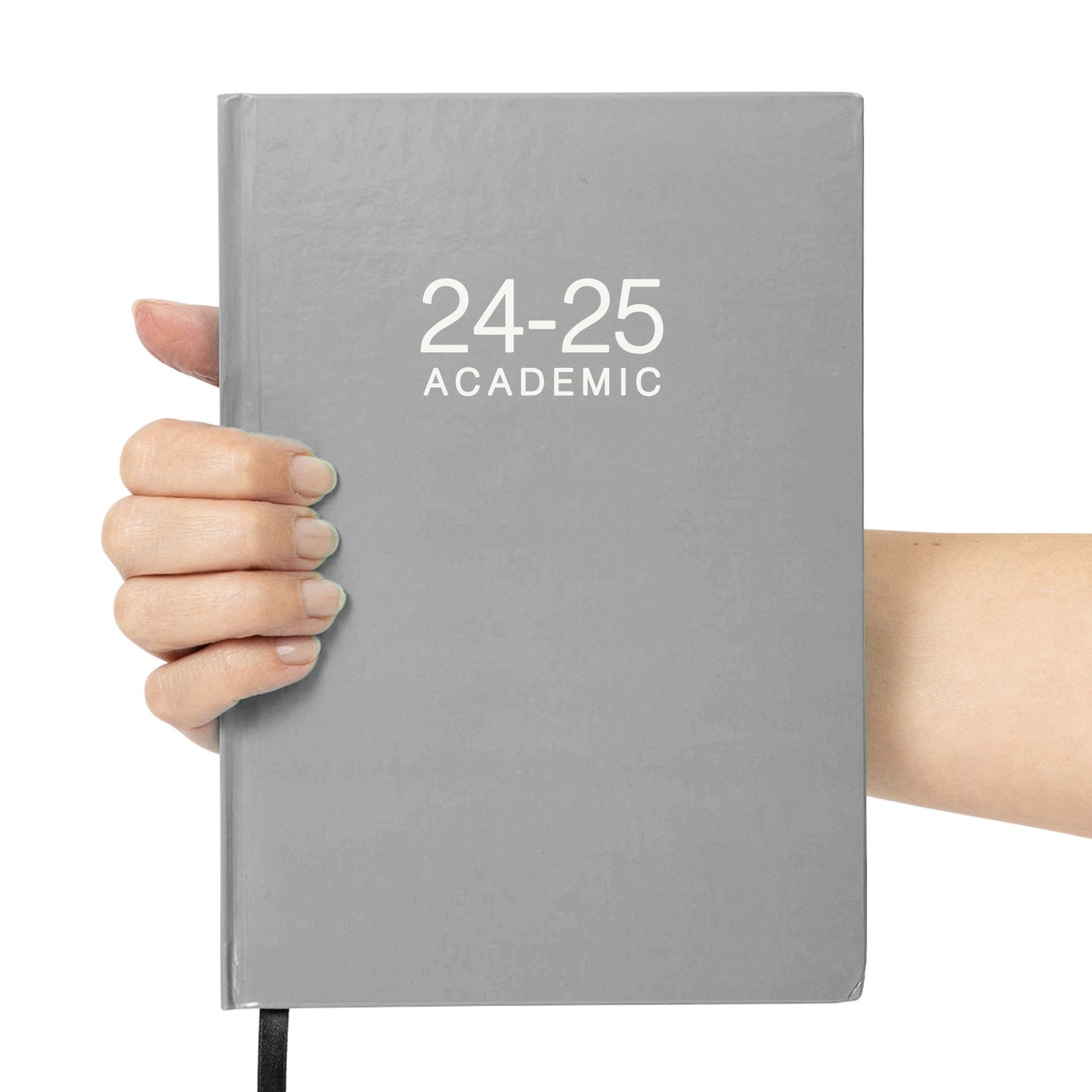 2024 2025 Academic A5 Week to view Diary School Planner Student Teacher Year grey