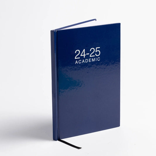 2024 2025 Academic A5 Week to view Diary School Planner Student Teacher Year Navy Keechi & co.