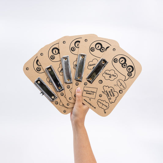 Bingo Board with Clip: Family Game Night (24cm x 15cm)