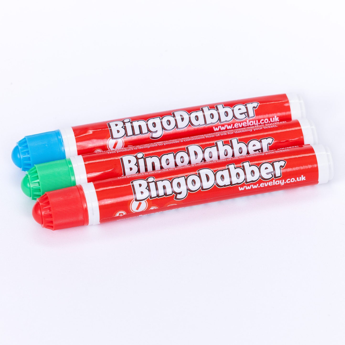 6 Coloured Bingo Dabbers Felt Markers Mixed Pens Ticket Dobbers Non Drip Job