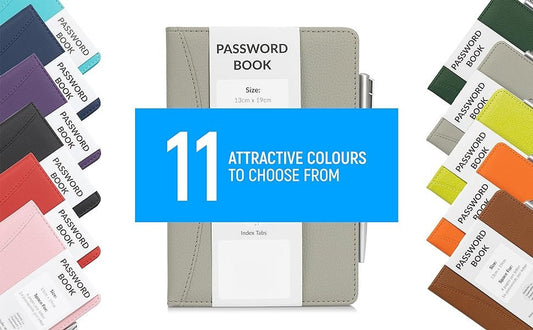 A-Z Index Password Book: Hardback Contact Organizer With Pen
